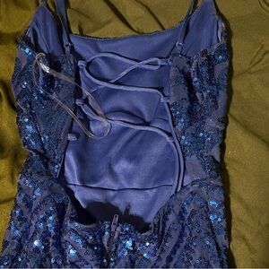 Royal Blue Homecoming Cocktail Dress
